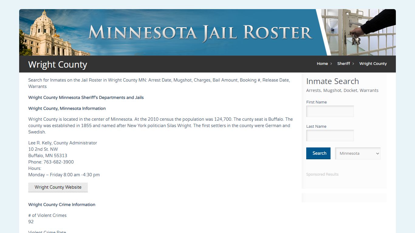 Wright County | Jail Roster Search